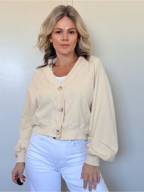 New Project Social T Francina Button Front Cardi